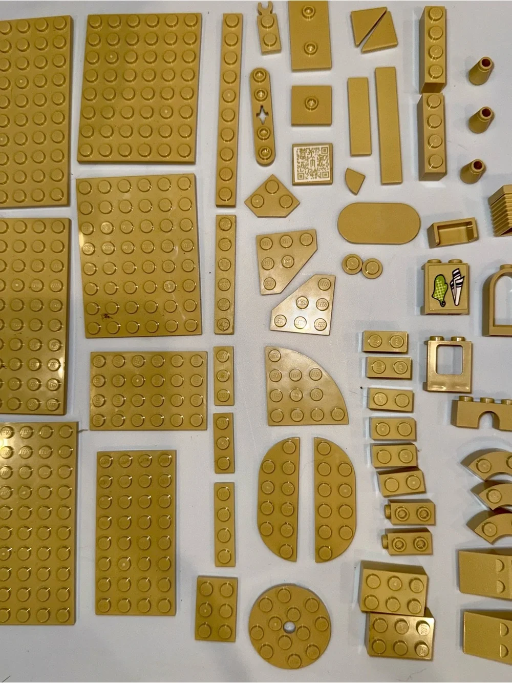 Lego tan blocks